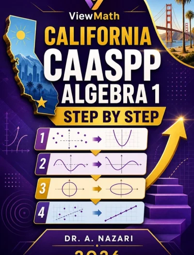 California CAASPP Algebra 1 Math Step by Step