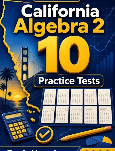 10 Full-Length California Algebra 2 Practice Tests