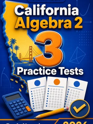 3 Full-Length California Algebra 2 Practice Tests