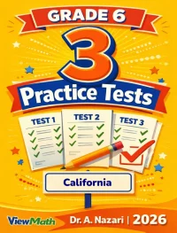 3 California CAASPP Grade 6 Math Practice Tests