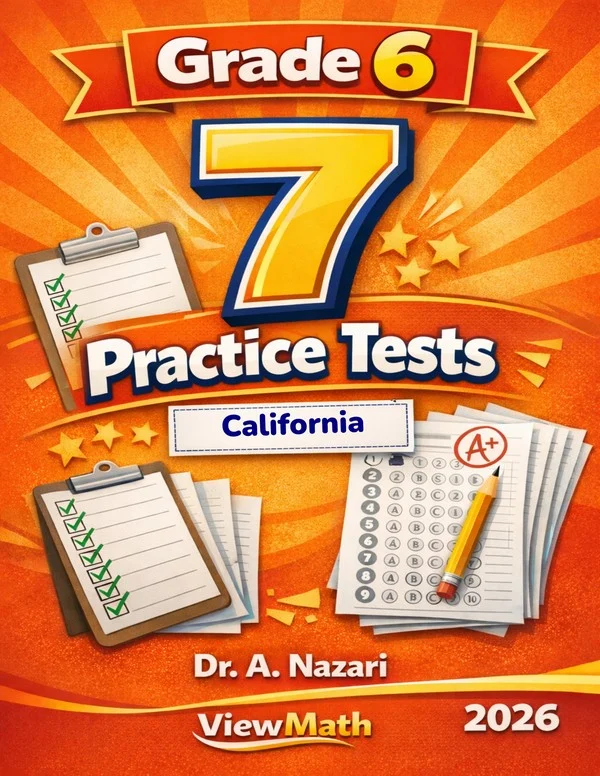 7 California CAASPP Grade 6 Math Practice Tests