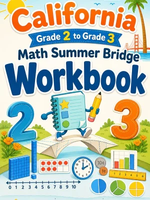 California Grade 2 to Grade 3 Math Summer Bridge Workbook