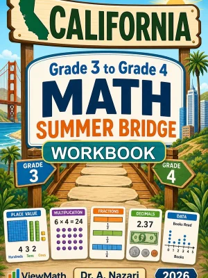 California CAASPP Grade 3 Math Summer Bridge Workbook