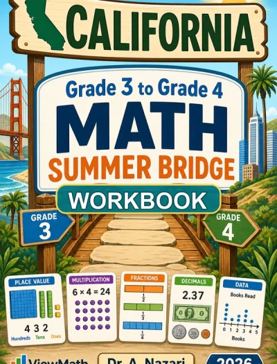 California CAASPP Grade 3 Math Summer Bridge Workbook