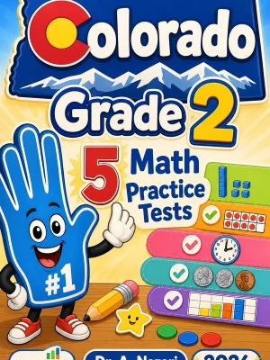 5 Full-Length Colorado Grade 2 Math Practice Tests