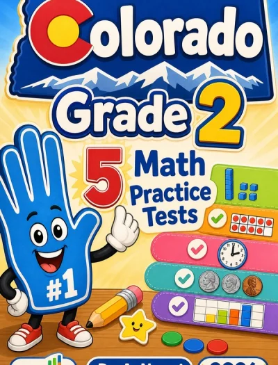 5 Full-Length Colorado Grade 2 Math Practice Tests