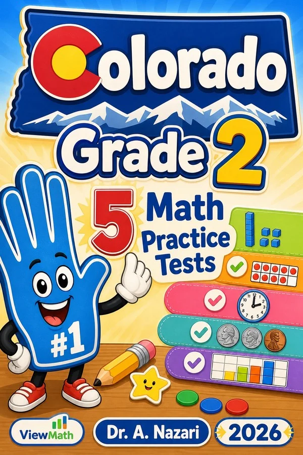 5 Full-Length Colorado Grade 2 Math Practice Tests