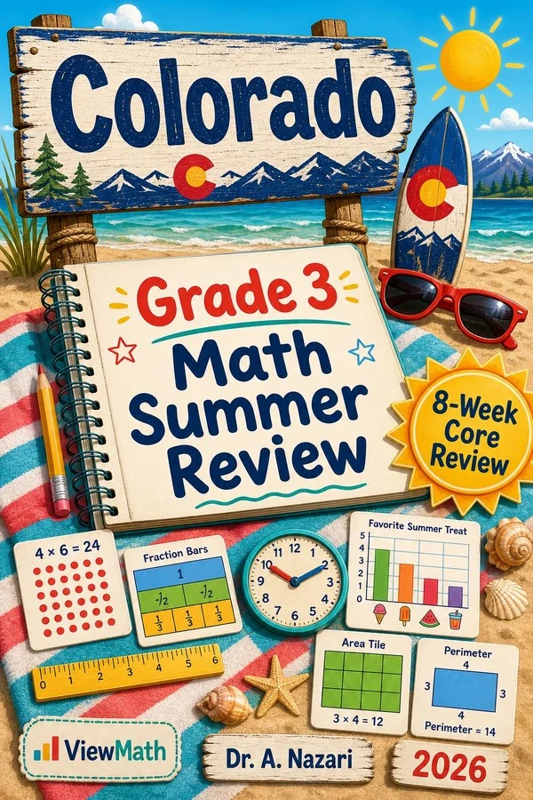 Colorado CMAS Grade 3 Math Summer Review
