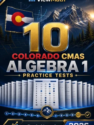 10 Colorado CMAS Algebra 1 Practice Tests