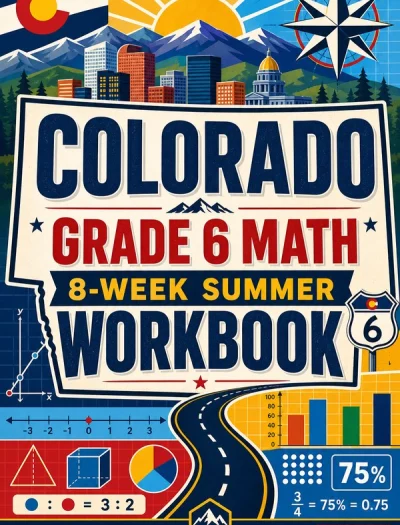 Colorado CMAS Grade 6 Math Summer Review Workbook