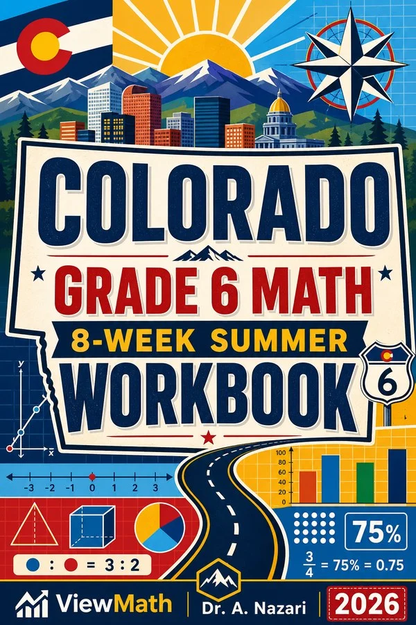 Colorado CMAS Grade 6 Math Summer Review Workbook