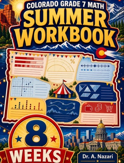 Colorado CMAS Grade 7 Math Summer Review Workbook