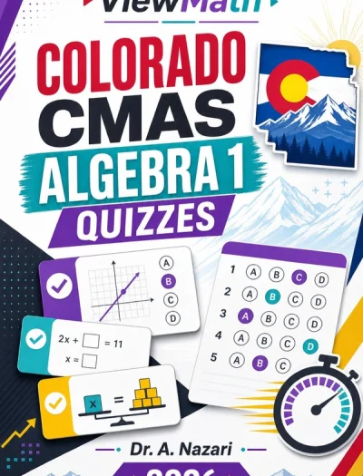 Colorado CMAS Algebra 1 Math Quizzes