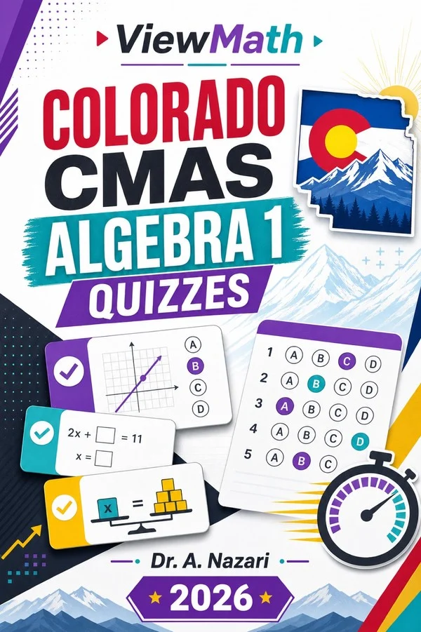 Colorado CMAS Algebra 1 Quizzes