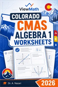 Colorado CMAS Algebra 1 Worksheets