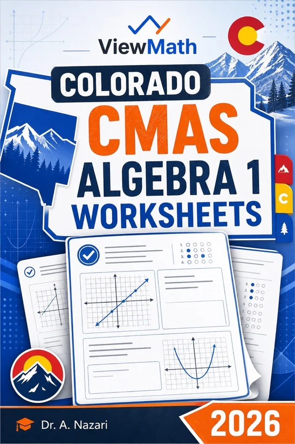 Colorado CMAS Algebra 1 Worksheets