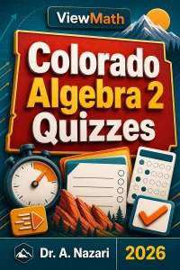 Colorado Algebra 2 Quizzes