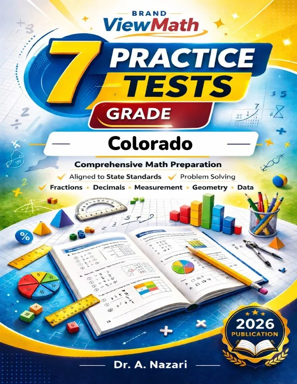 7 Colorado CMAS Grade 5 Math Practice Tests