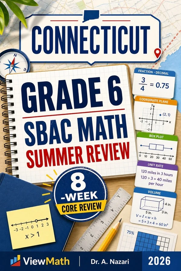Connecticut SBAC Grade 6 Math Summer Review