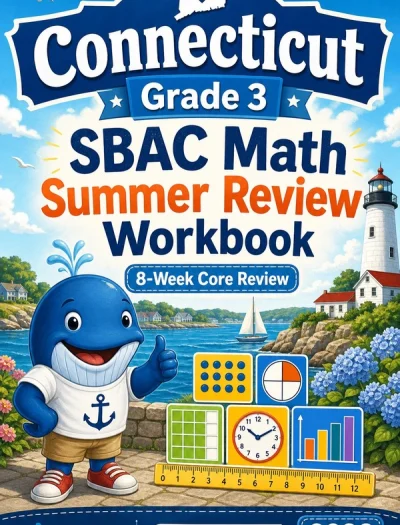 Connecticut SBAC Grade 3 Math Summer Review Workbook