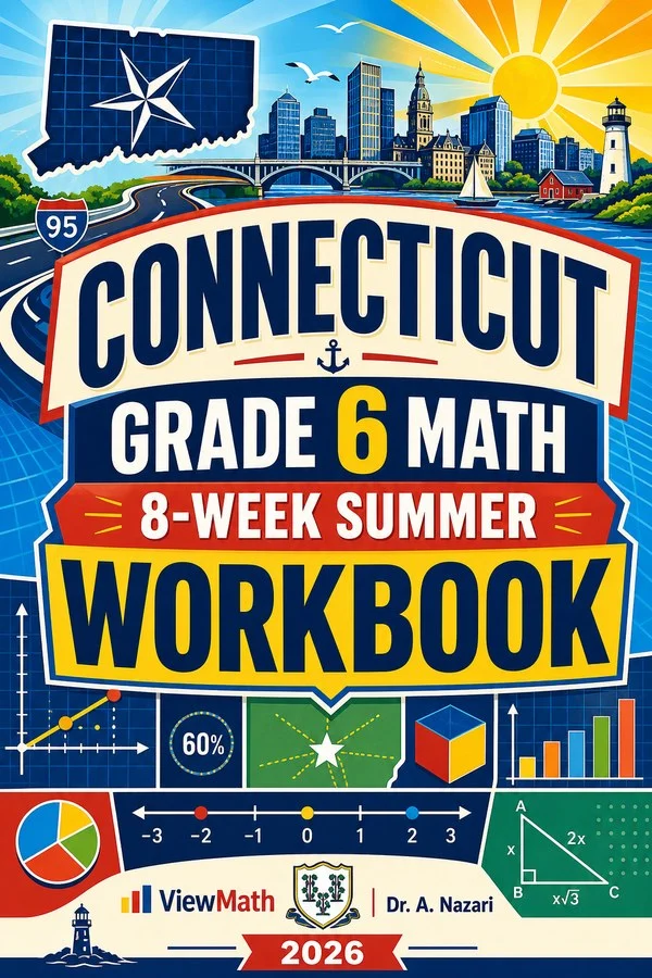 Connecticut SBAC Grade 6 Math Summer Review Workbook