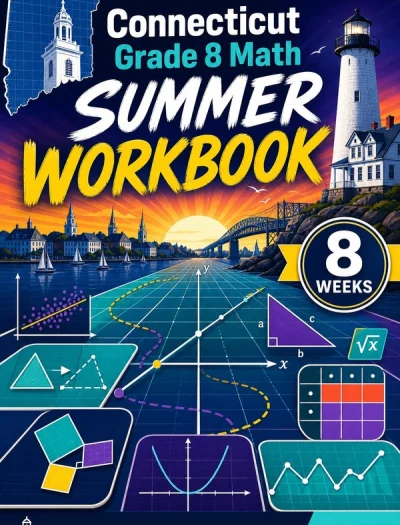 Connecticut SBAC Grade 8 Math Summer Review Workbook