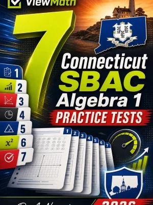 7 Connecticut SBAC Algebra 1 Practice Tests