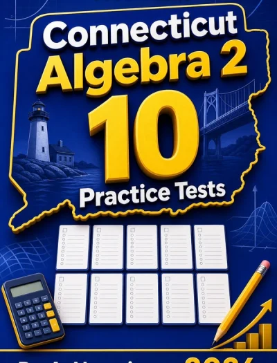 10 Full-Length Connecticut Algebra 2 Practice Tests