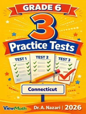 3 Connecticut SBAC Grade 6 Math Practice Tests