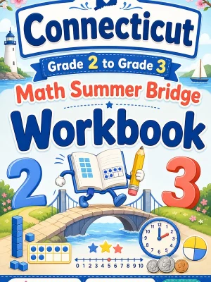 Connecticut Grade 2 to Grade 3 Math Summer Bridge Workbook