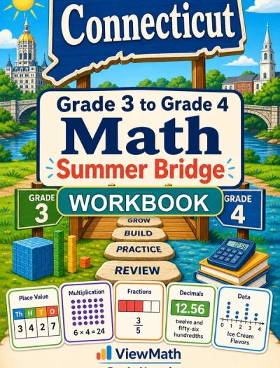 Connecticut SBAC Grade 3 Math Summer Bridge Workbook
