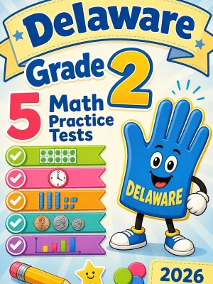 5 Full-Length Delaware Grade 2 Math Practice Tests