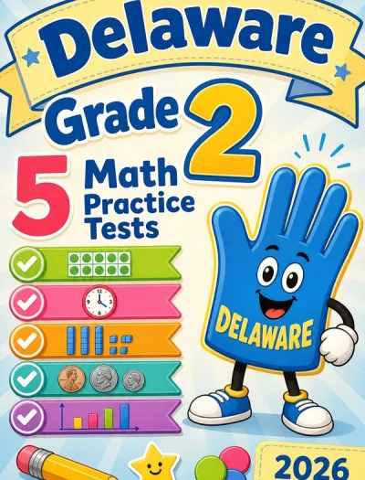 5 Full-Length Delaware Grade 2 Math Practice Tests