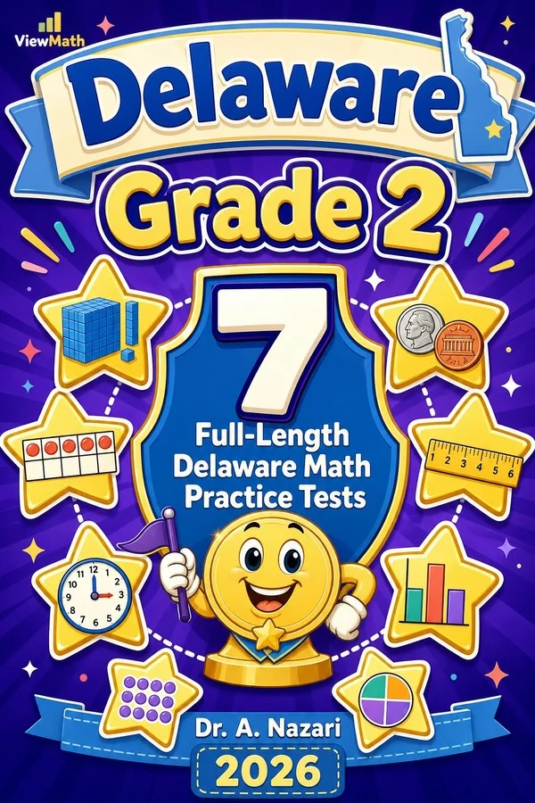 7 Full-Length Delaware Grade 2 Math Practice Tests