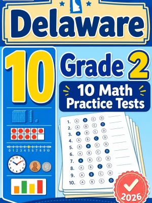 10 Full-Length Delaware Grade 2 Math Practice Tests