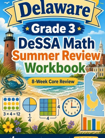 Delaware DeSSA Grade 3 Math Summer Review Workbook