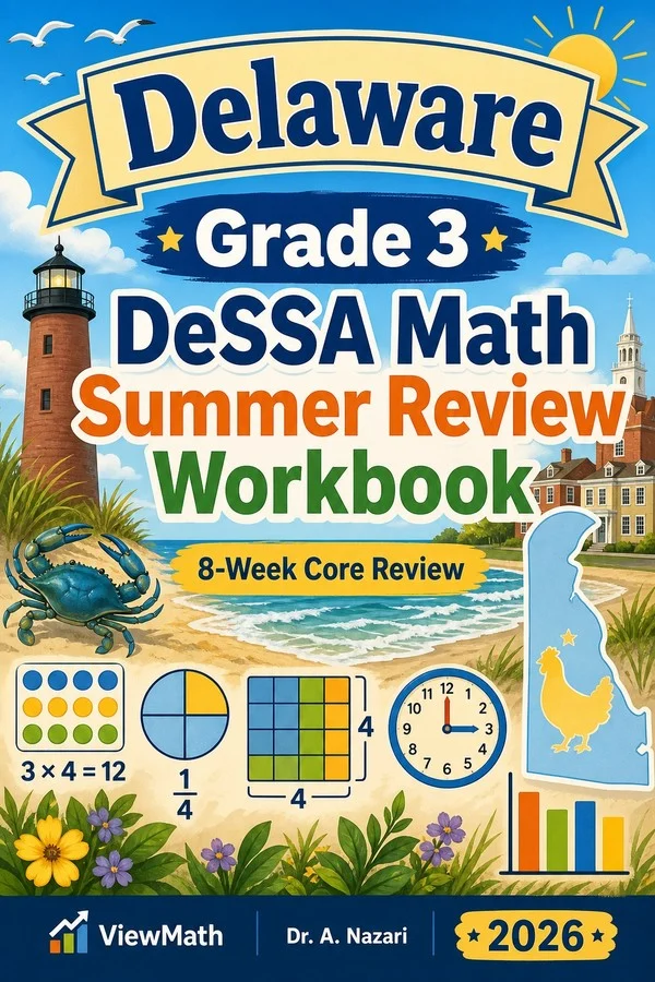 Delaware DeSSA Grade 3 Math Summer Review Workbook