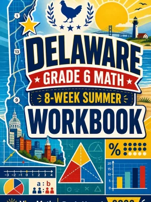 Delaware DeSSA Grade 6 Math Summer Review Workbook