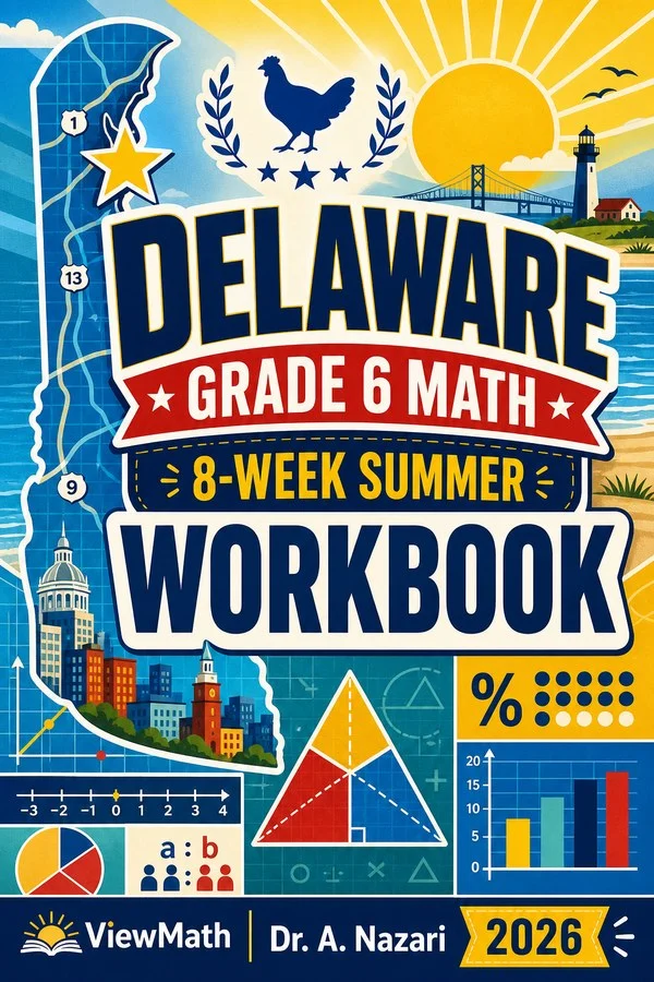 Delaware DeSSA Grade 6 Math Summer Review Workbook