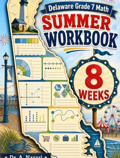 Delaware DeSSA Grade 7 Math Summer Review Workbook