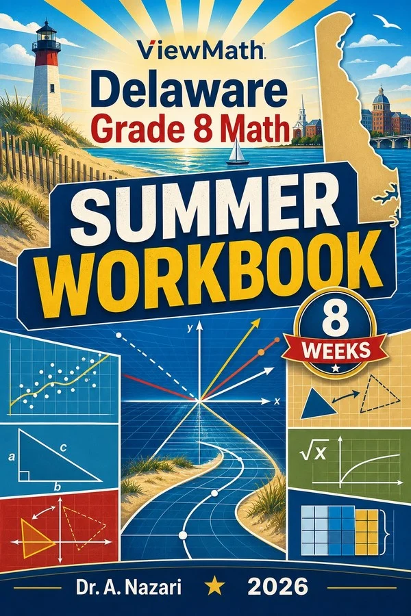 Delaware DeSSA Grade 8 Math Summer Review Workbook