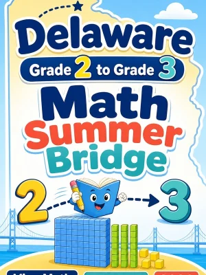 Delaware Grade 2 to Grade 3 Math Summer Bridge