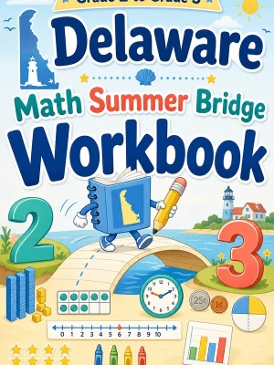 Delaware Grade 2 to Grade 3 Math Summer Bridge Workbook