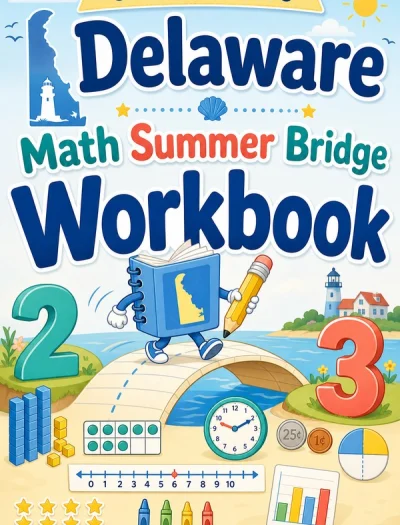 Delaware Grade 2 to Grade 3 Math Summer Bridge Workbook