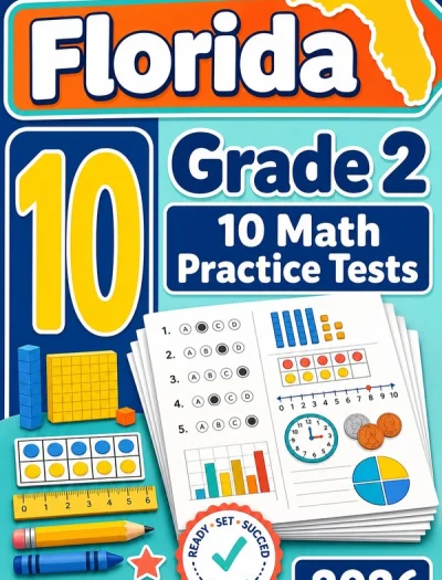 10 Full-Length Florida Grade 2 Math Practice Tests