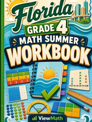 Florida FAST Grade 4 Math Summer Review Workbook