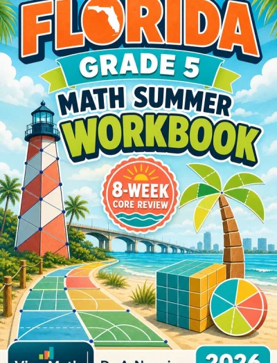 Florida FAST Grade 5 Math Summer Review Workbook