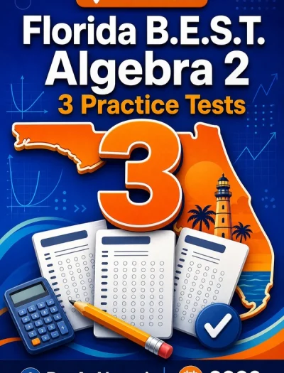 3 Full-Length Florida B.E.S.T. Algebra 2 Practice Tests
