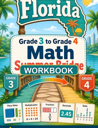 Florida FAST Grade 3 Math Summer Bridge Workbook