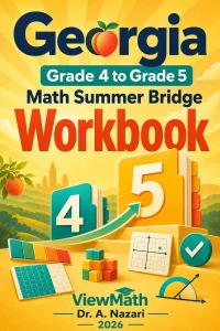 Georgia Milestones Grade 4 to Grade 5 Math Summer Bridge Workbook